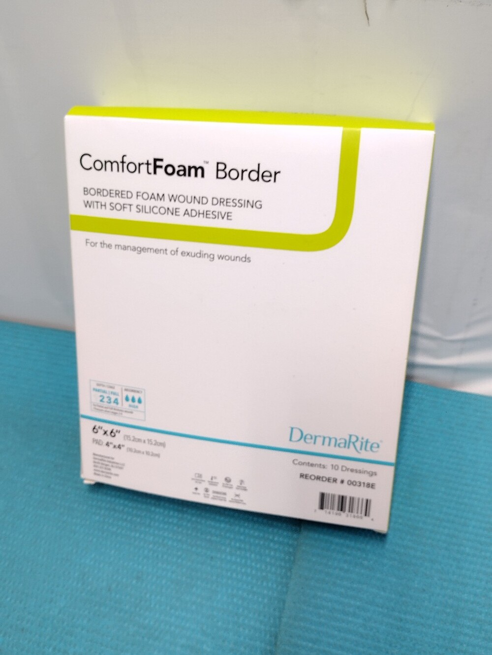 Comfort Foam Border - Bordered Foam Wound Dressing With Soft Silicone Adhesive